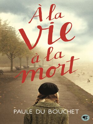cover image of À la vie à la mort